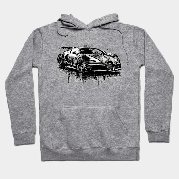 Bugatti Veyron Hoodie by Vehicles-Art